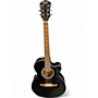 Used Fender FA135CE Concert Black Acoustic Electric Guitar Black