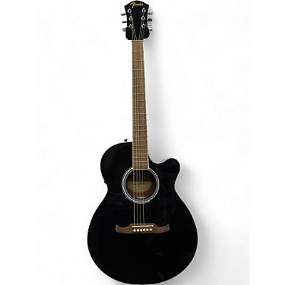 Used Fender FA135CE Concert Black Acoustic Electric Guitar