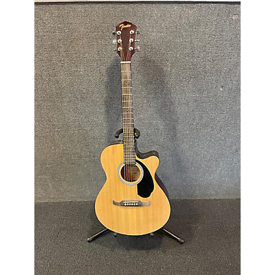 Fender Used Fender FA135CE Concert Natural Acoustic Electric Guitar