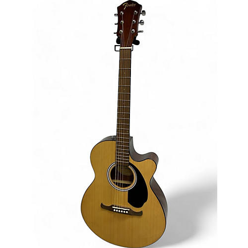 Fender Used Fender FA135CE Concert Natural Acoustic Electric Guitar Natural