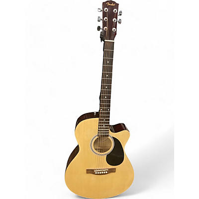 Fender Used Fender FA135CE Concert Natural Acoustic Electric Guitar