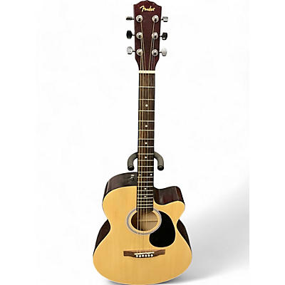 Fender Used Fender FA135CE Concert Natural Acoustic Electric Guitar