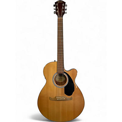 Used Fender FA135CE Concert Natural Acoustic Electric Guitar