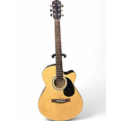 Used Fender FA135CE Concert Natural Acoustic Electric Guitar Natural