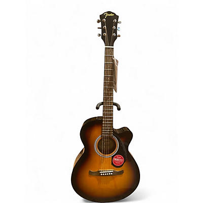 Used Fender FA135CE Concert Natural Acoustic Electric Guitar