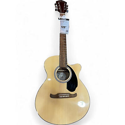 Used Fender FA135CE Concert Natural Acoustic Electric Guitar