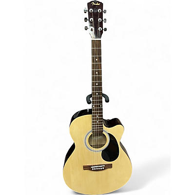 Used Fender FA135CE Concert Natural Acoustic Electric Guitar