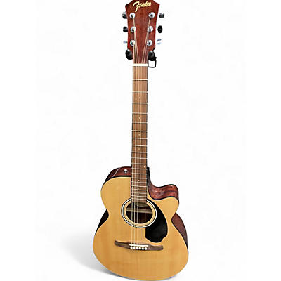 Used Fender FA135CE Concert Natural Acoustic Electric Guitar