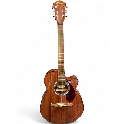 Used Fender FA135CE Concert Natural Acoustic Electric Guitar