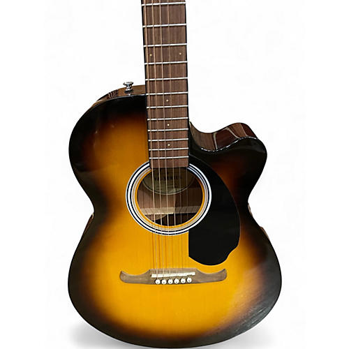 Used Fender FA135CE Concert Sunburst Acoustic Electric Guitar Sunburst