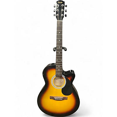Used Fender FA135CE Concert Sunburst Acoustic Electric Guitar