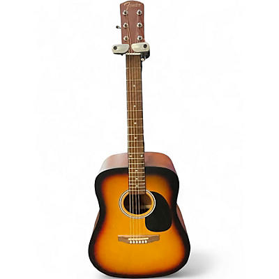 Used Fender FA25 2 Color Sunburst Acoustic Guitar