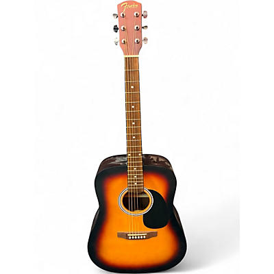 Used Fender FA25 3 Color Sunburst Acoustic Electric Guitar