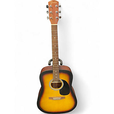 Used Fender FA25 3 Color Sunburst Acoustic Guitar