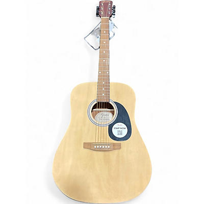 Used Fender FA25 Dreadnought Natural Acoustic Guitar