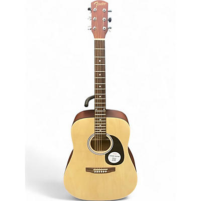 Used Fender FA25 Natural Acoustic Guitar