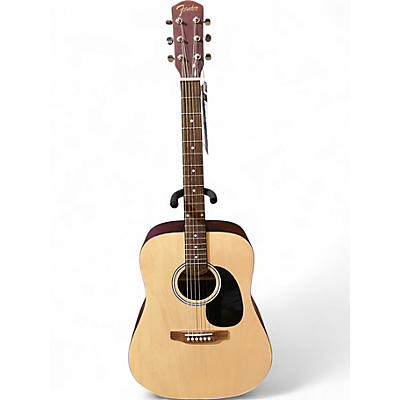 Used Fender FA25 Natural Acoustic Guitar