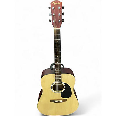 Used Fender FA25 Natural Acoustic Guitar