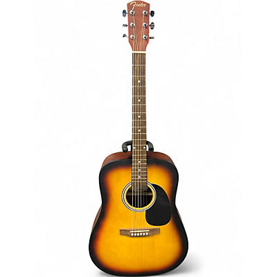 Used Fender FA25 Tobacco Sunburst Acoustic Guitar