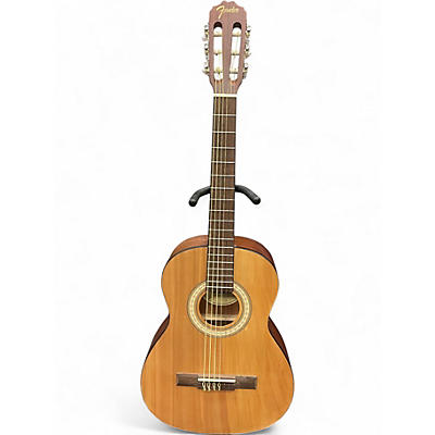 Used Fender FA25N 3/4 Natural Acoustic Guitar