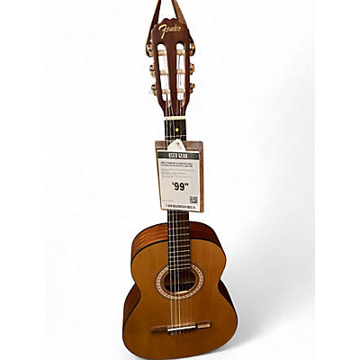 Used Fender FA25N Natural Classical Acoustic Guitar