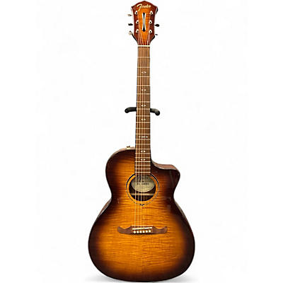 Used Fender FA345CE AMBER BURST Acoustic Electric Guitar