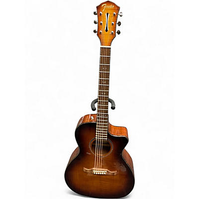 Used Fender FA345CE Auditorium Tea Burst Acoustic Electric Guitar