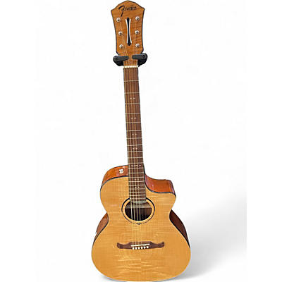 Used Fender FA345CE MAPLE TOP NATURAL Acoustic Electric Guitar