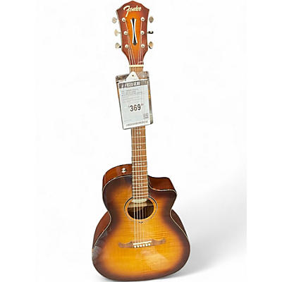 Used Fender FA345CE Sunrise Tea Burst Acoustic Electric Guitar