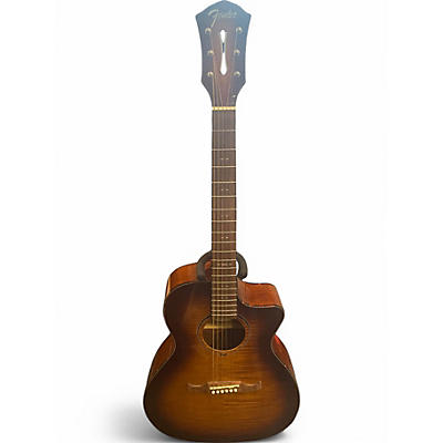 Used Fender FA345CE Tiger Eye Acoustic Guitar