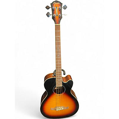 Used Fender FA450CE 3 Tone Sunburst Acoustic Bass Guitar