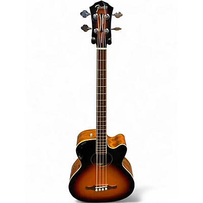 Used Fender FA450CE 3 Tone Sunburst Acoustic Bass Guitar