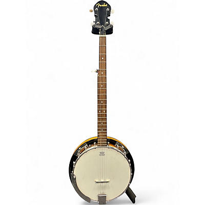 Used Fender FB300 Natural Banjo
