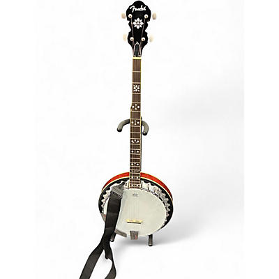 Used Fender FB54 5 String 2 Tone Sunburst Banjo