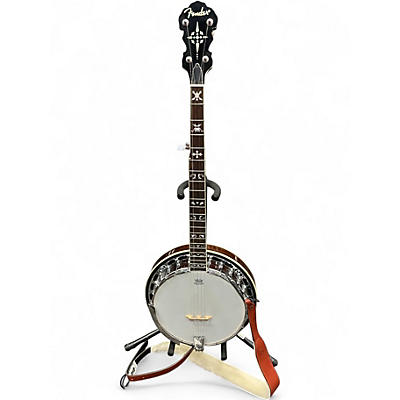 Used Fender FB54 5 String Black Banjo
