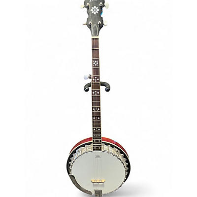 Used Fender FB54 5 String Natural Banjo
