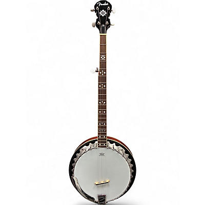 Used Fender FB54 5 String Natural Banjo