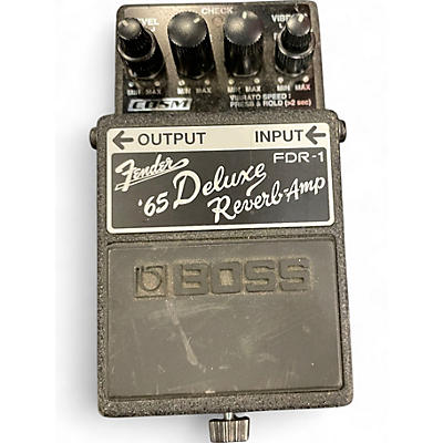 Used Fender FDR-1 65 Delxuxe reverb pedal Effect Pedal