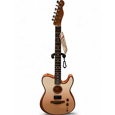 Used Fender FINNEAS ACOUSTISONIC SIGNATURE CAPPUCCINO Solid Body Electric Guitar