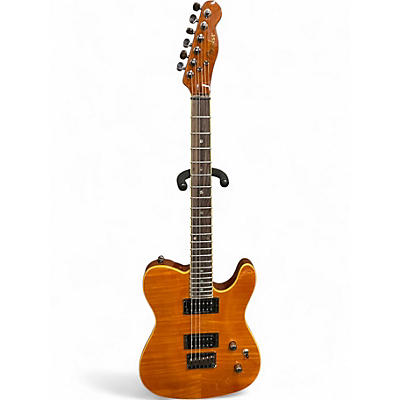 Used Fender FMT Telecaster Amber Solid Body Electric Guitar