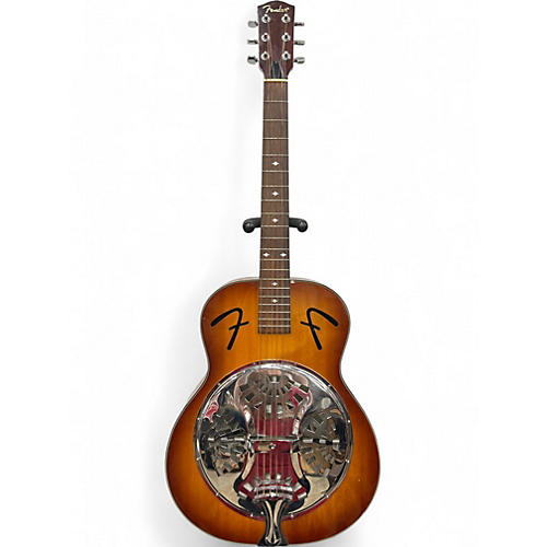 Used Fender FR-50 Sunburst Resonator Guitar Sunburst