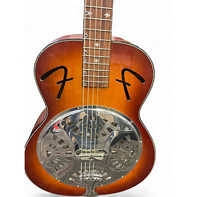 Used Fender FR50 Sunburst Resonator Guitar