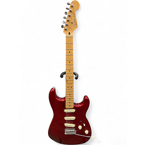 Used Fender FSR 60TH ANNIVERSARY STRATOCASTER RED SPARKLE Solid Body Electric Guitar RED SPARKLE