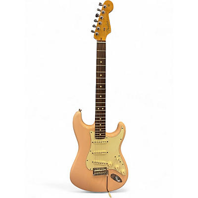 Used Fender FSR American Standard Stratocaster Shell Pink Solid Body Electric Guitar