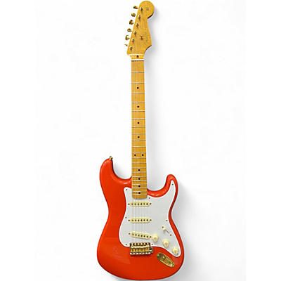 Used Fender FSR Classic 50s Stratocaster Fiesta Red Solid Body Electric Guitar