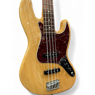 Used Fender FSR DELUXE JAZZ BASS Natural Electric Bass Guitar