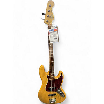 Used Fender FSR Deluxe Jazz Bass Natural Electric Bass Guitar