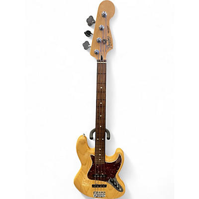 Used Fender FSR Deluxe Jazz Bass Natural Electric Bass Guitar
