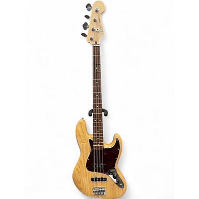 Used Fender FSR Deluxe Jazz Bass Natural Electric Bass Guitar