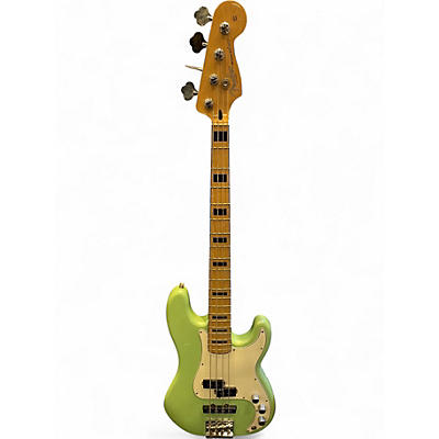Used Fender FSR Deluxe Special Precision Bass Seafoam Green Electric Bass Guitar